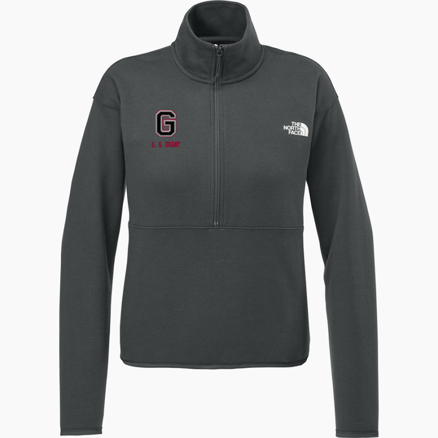 U. S. GRANT HIGH SCHOOL GENERALS The North Face Women's Double-Knit 1/2-Zip Fleece