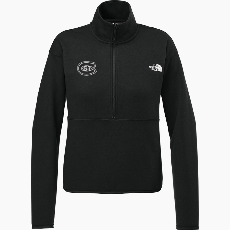 St. Cloud State University The Official Online Store <span class="pdp-name-mascot">St. Cloud State Huskies</span> The North Face Women's Double-Knit 1/2-Zip Fleece