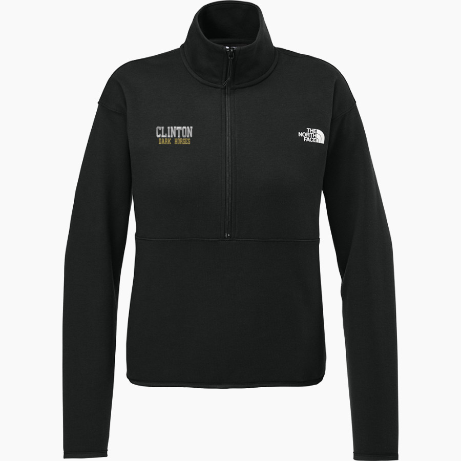 Clinton Dark Horses <span class="pdp-name-mascot">Clinton Dark Horses</span> The North Face Women's Double-Knit 1/2-Zip Fleece