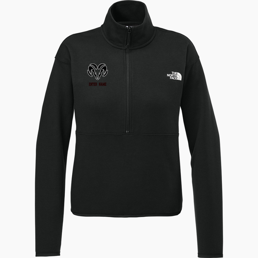 HOLT HIGH SCHOOL RAMS The North Face Women's Double-Knit 1/2-Zip Fleece