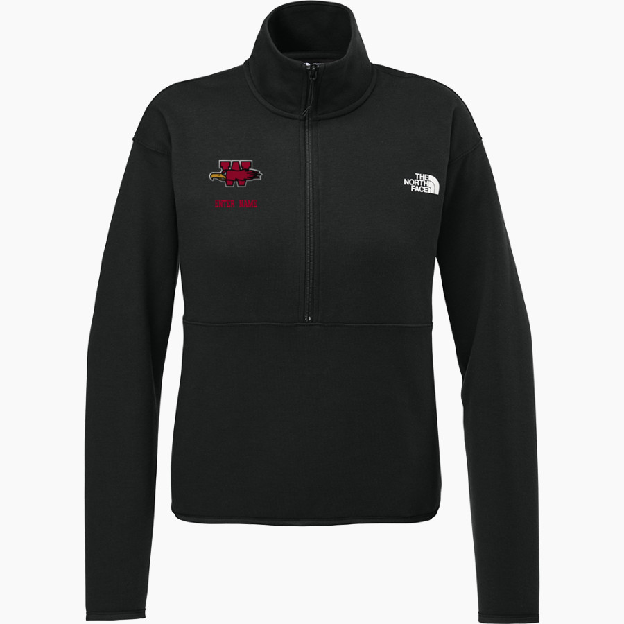 Wisconsin School For The Deaf Firebirds <span class="pdp-name-mascot">Wisconsin School For The Deaf Firebirds</span> The North Face Women's Double-Knit 1/2-Zip Fleece