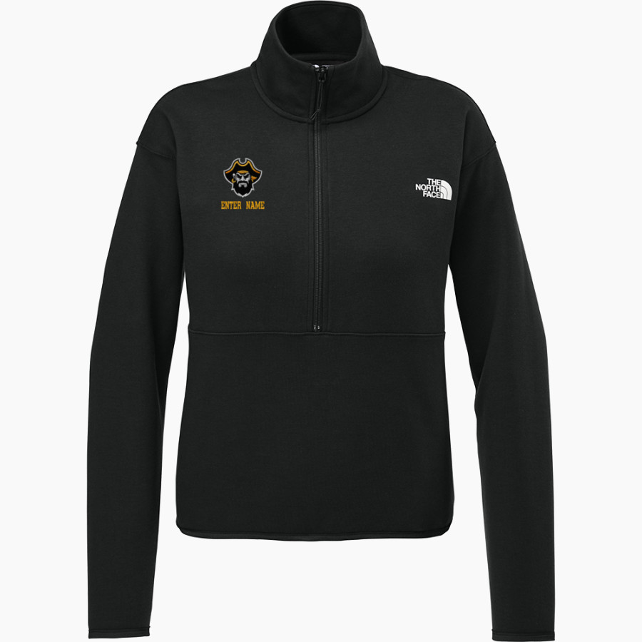CRANDALL HIGH SCHOOL PIRATES The North Face Women's Double-Knit 1/2-Zip Fleece