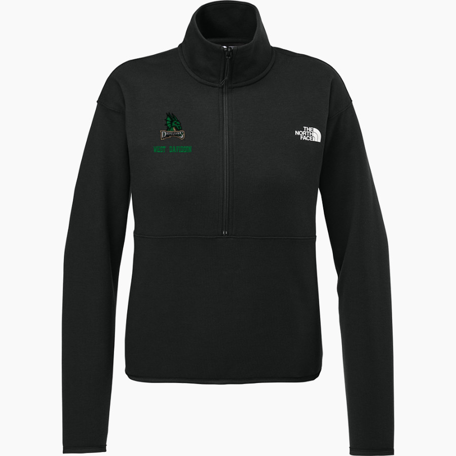 WEST DAVIDSON HIGH SCHOOL DRAGONS The North Face Women's Double-Knit 1/2-Zip Fleece
