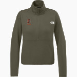AC Davis Pirates The North Face Women's Double-Knit 1/2-Zip Fleece Front Thumbnail
