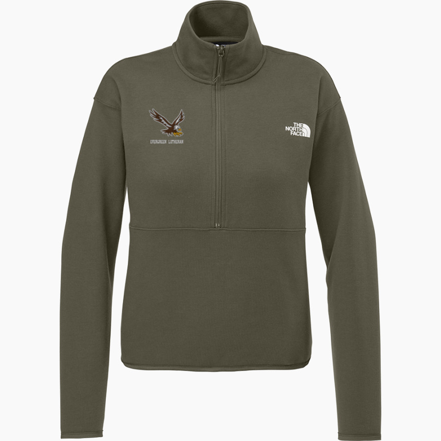 Evergreen Lutheran Eagles The North Face Women's Double-Knit 1/2-Zip Fleece