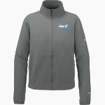 Arkport Bluejays Bluejays The North Face Women's Edge Stretch Soft Shell Jacket Front Thumbnail