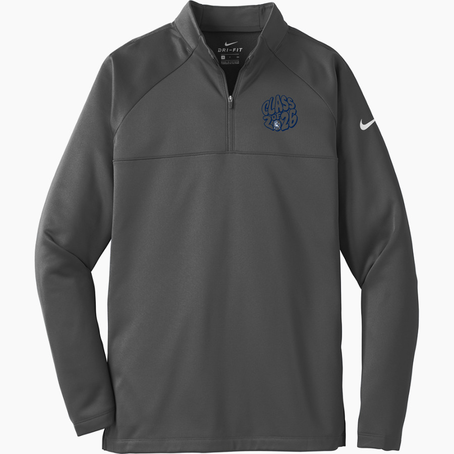 Merrill Mustangs Nike Men's Therma-FIT 1/2-Zip Fleece Pullover