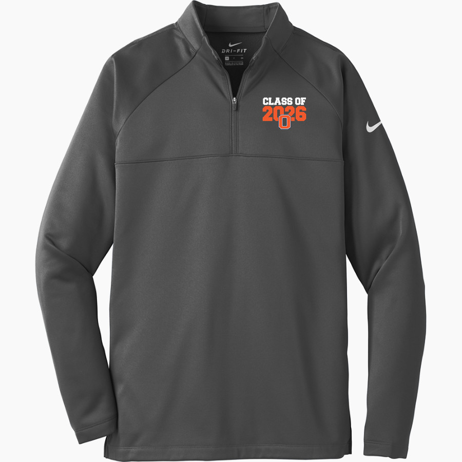 Oswego Panthers Nike Men's Therma-FIT 1/2-Zip Fleece Pullover