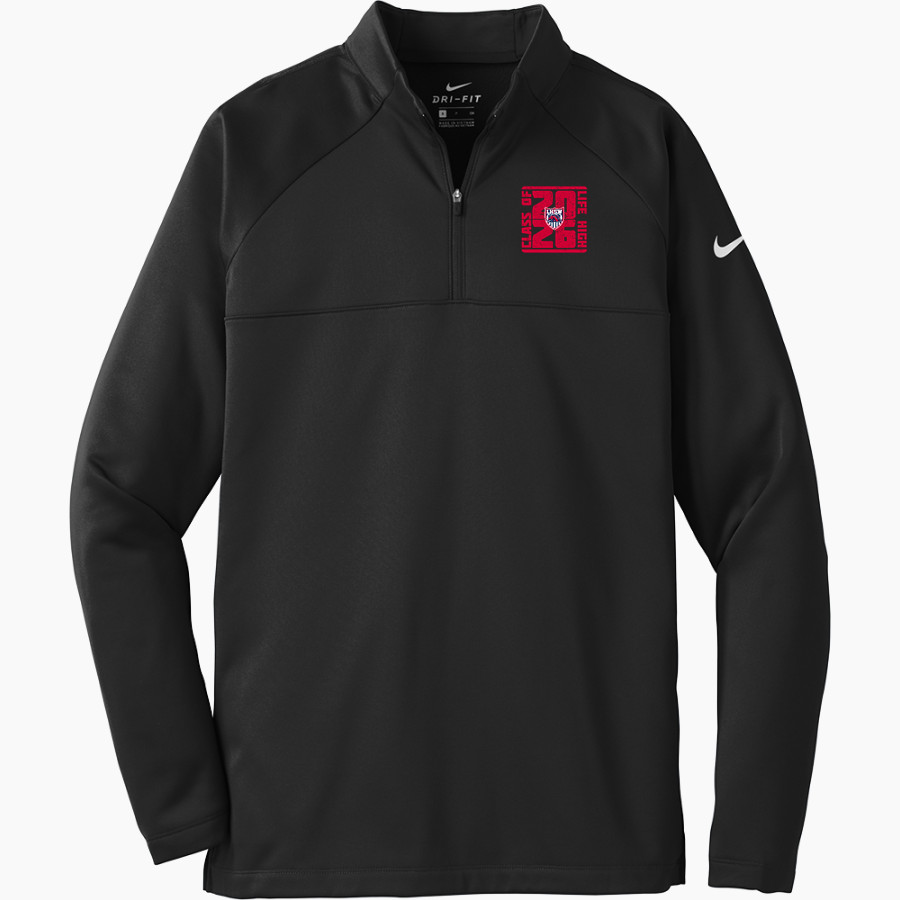 LIFE HIGH SCHOOL MUSTANGS Nike Men's Therma-FIT 1/2-Zip Fleece Pullover