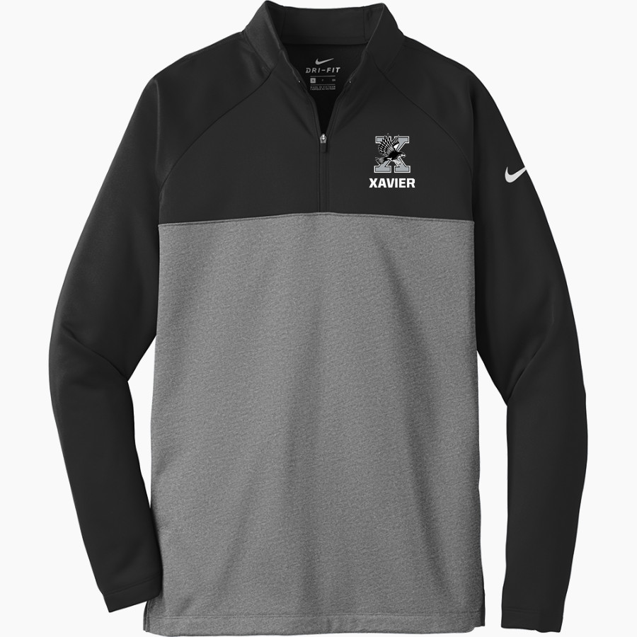 Xavier Falcons Nike Men's Therma-FIT 1/2-Zip Fleece Pullover