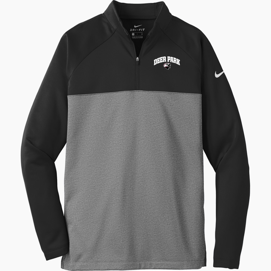 Deer Park Falcons Nike Men's Therma-FIT 1/2-Zip Fleece Pullover