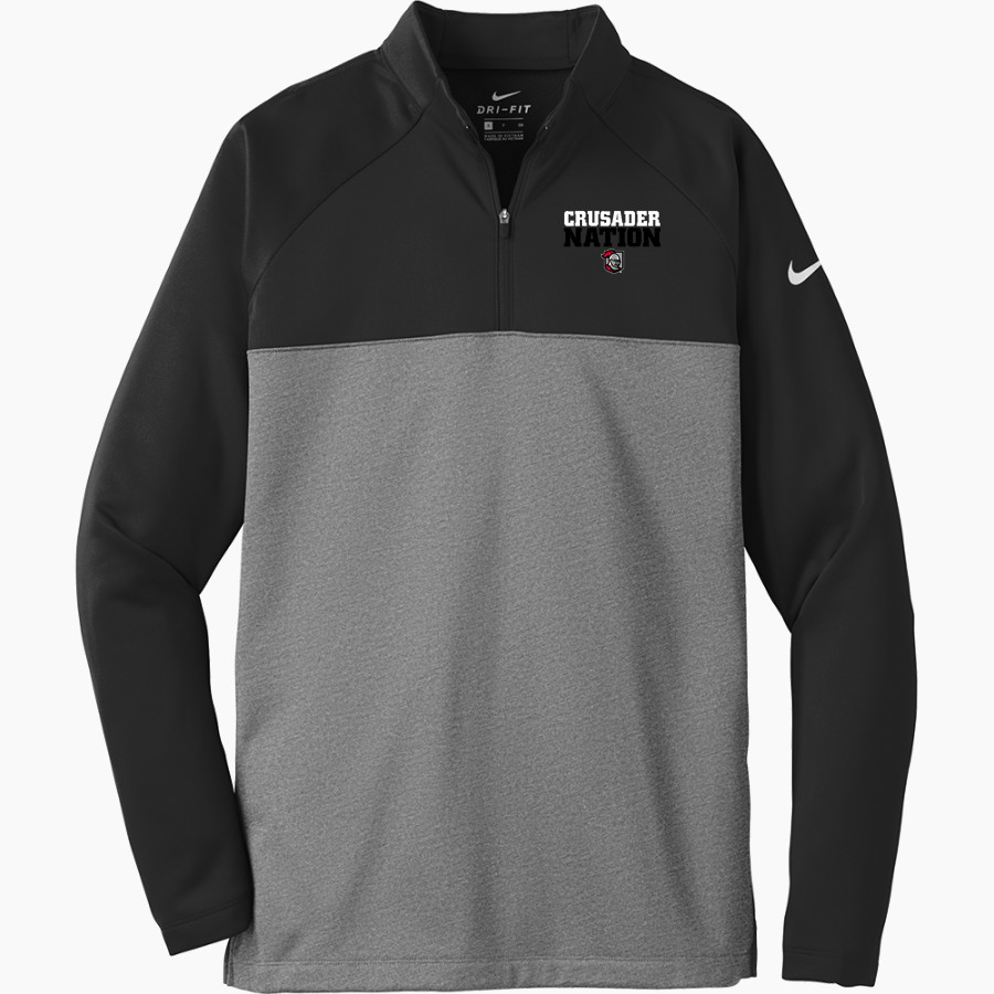 Belmont Abbey College The Official Store of the Crusaders Nike Men's Therma-FIT 1/2-Zip Fleece Pullover