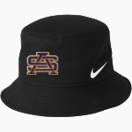 ST. AUGUSTINE HIGH SCHOOL PURPLE KNIGHTS Nike Swoosh Bucket Hat Front Thumbnail