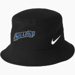 St. James Sharks <span class="pdp-name-mascot">St. James Sharks</span> Nike Swoosh Bucket Hat Front Thumbnail