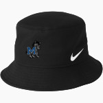 MacArthur Elementary Mustangs Nike Swoosh Bucket Hat Front Thumbnail