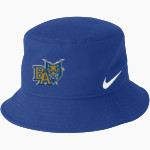BACON ACADEMY BOBCATS Nike Swoosh Bucket Hat Front Thumbnail