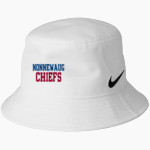 Nonnewaug Chiefs Nike Swoosh Bucket Hat Front Thumbnail