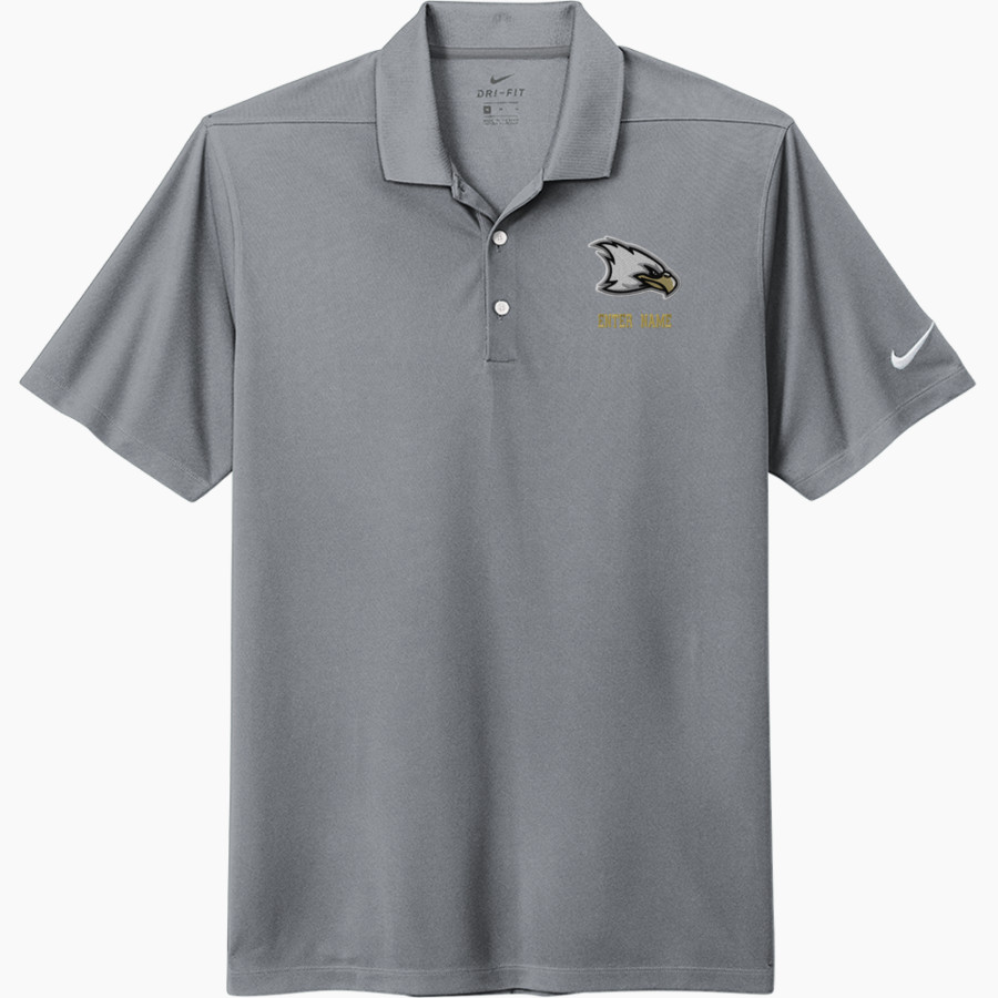 Woodland Baptist Eagles Nike Men's Dri-FIT Micro Pique 2.0 Polo
