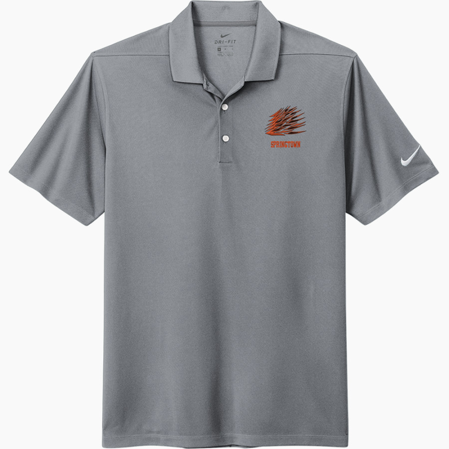 SPRINGTOWN HIGH SCHOOL PORCUPINES Nike Men's Dri-FIT Micro Pique 2.0 Polo