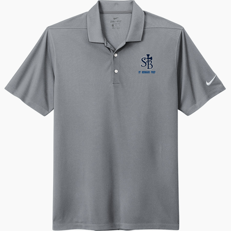 ST BERNARD PREP SAINTS <span class="pdp-name-mascot">ST BERNARD PREP SAINTS</span> Nike Men's Dri-FIT Micro Pique 2.0 Polo