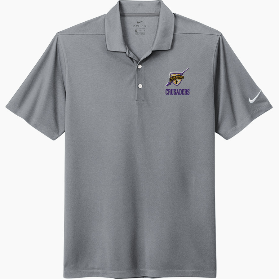 Racine Lutheran Crusaders Nike Men's Dri-FIT Micro Pique 2.0 Polo