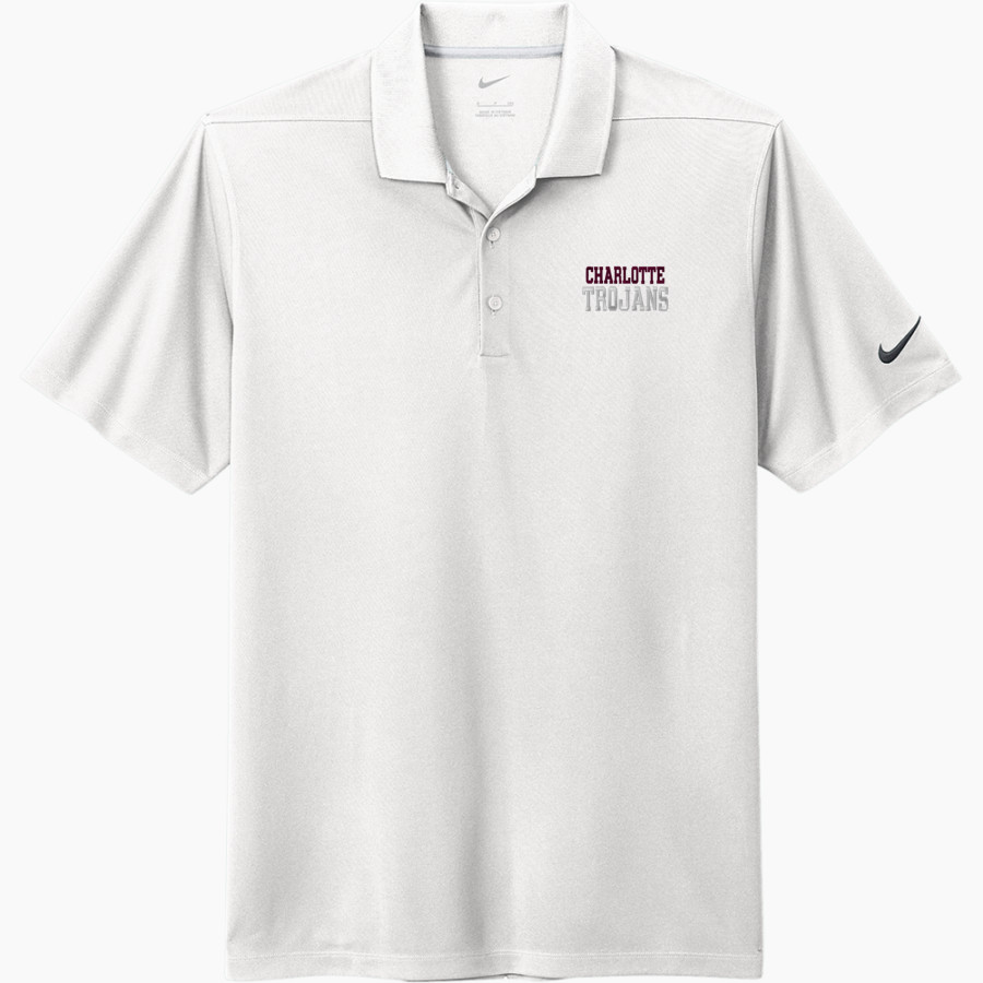 CHARLOTTE HIGH SCHOOL TROJANS Nike Men's Dri-FIT Micro Pique 2.0 Polo