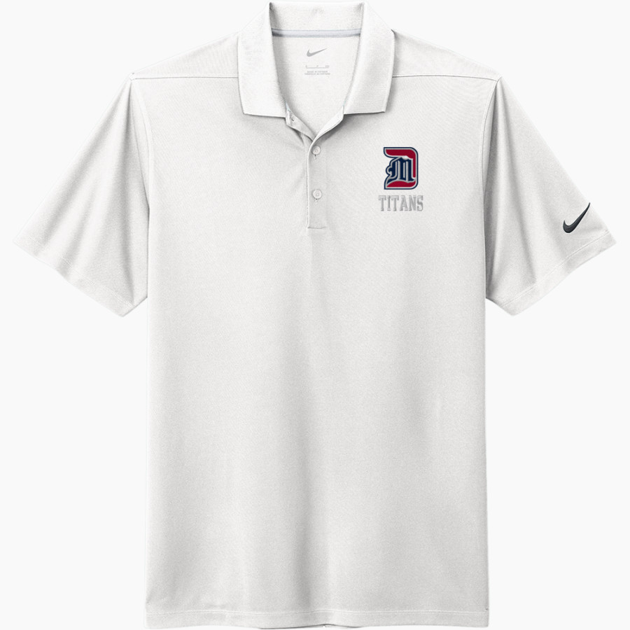 Detroit Mercy Titans Sideline Store <span class="pdp-name-mascot">UDM Titans</span> Nike Men's Dri-FIT Micro Pique 2.0 Polo