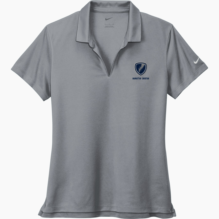 Manhattan Christian Thunder <span class="pdp-name-mascot">Manhattan Christian Thunder</span> Nike Women's Dri-FIT Micro Pique 2.0 Polo