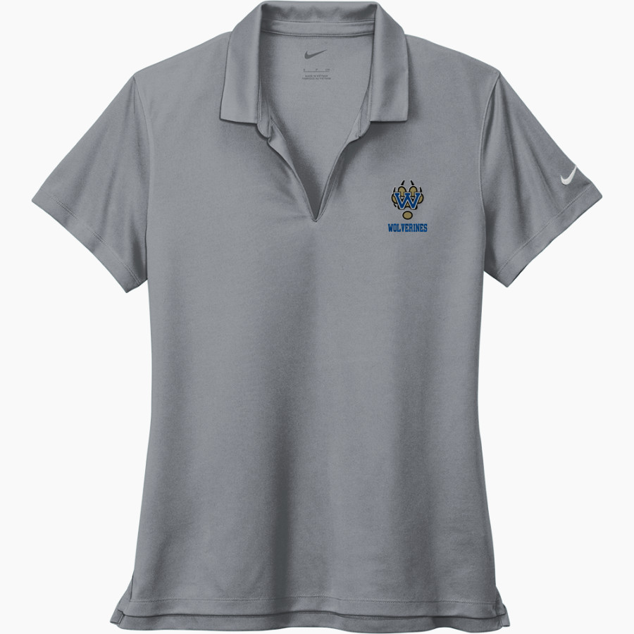 WAUKESHA WEST HIGH SCHOOL WOLVERINES <span class="pdp-name-mascot">WAUKESHA WEST WOLVERINES</span> Nike Women's Dri-FIT Micro Pique 2.0 Polo