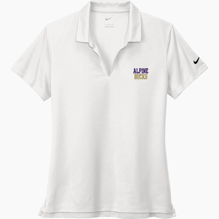 ALPINE HIGH SCHOOL BUCKS <span class="pdp-name-mascot">ALPINE BUCKS</span> Nike Women's Dri-FIT Micro Pique 2.0 Polo