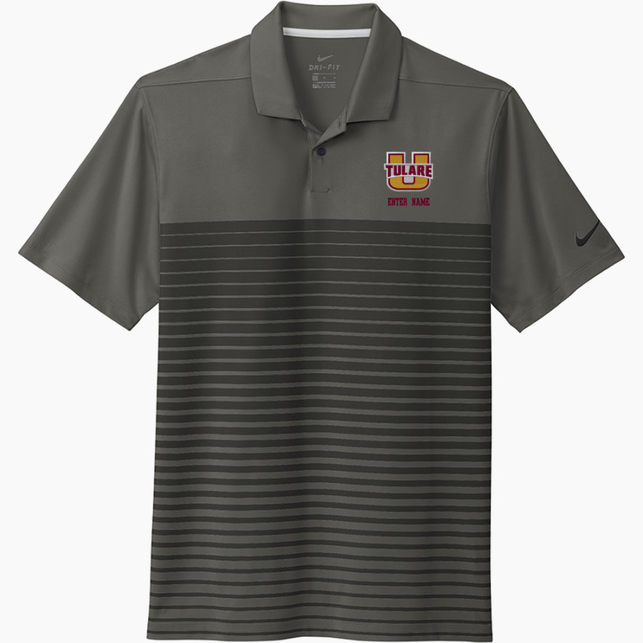 TULARE UNION HIGH SCHOOL REDSKINS <span class="pdp-name-mascot">TULARE TRIBE</span> Nike Men's Dri-FIT Vapor Block Polo