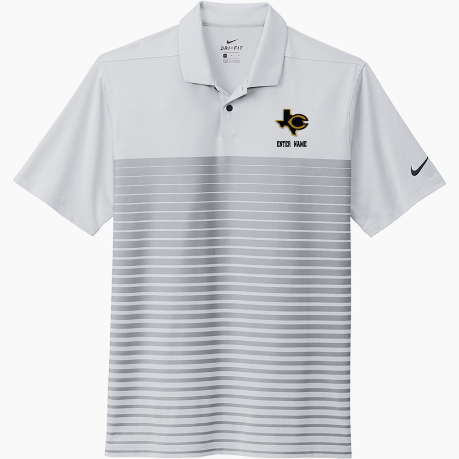 CRANDALL HIGH SCHOOL PIRATES Nike Men's Dri-FIT Vapor Block Polo