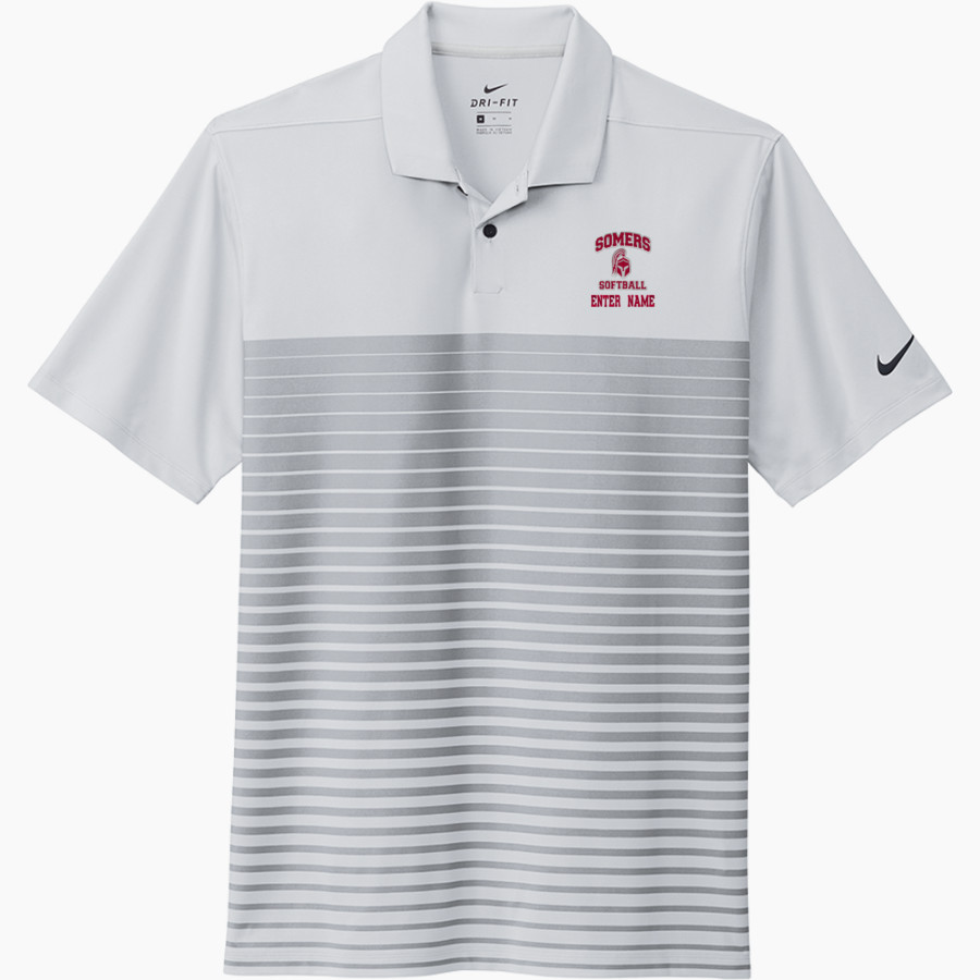 Somers Softball Spartans <span class="pdp-name-mascot">Somers Youth Softball Spartans</span> Nike Men's Dri-FIT Vapor Block Polo