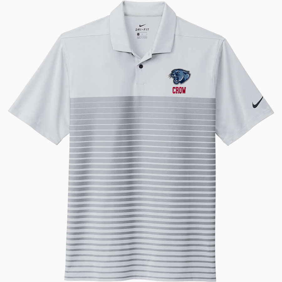 CROW HIGH SCHOOL Cougars Online Store <span class="pdp-name-mascot">CROW COUGARS</span> Nike Men's Dri-FIT Vapor Block Polo