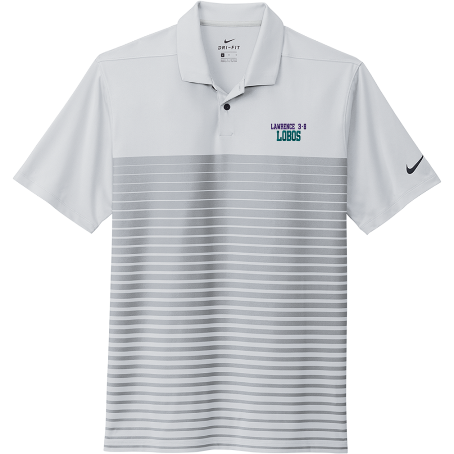 Lawrence 3-8 Lobos <span class="pdp-name-mascot">Lawrence 3-8 School Lobos</span> Nike Men's Dri-FIT Vapor Block Polo