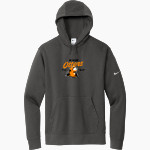 Lewis & Clark College The Official Online Store Nike Men's Club Fleece Sleeve Swoosh Pullover Hoodie Front Thumbnail