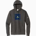 Mahone Mustangs Nike Men's Club Fleece Sleeve Swoosh Pullover Hoodie Front Thumbnail