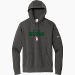 Delphian Dragons <span class="pdp-name-mascot">Delphian Dragons</span> Nike Men's Club Fleece Sleeve Swoosh Pullover Hoodie Front Thumbnail