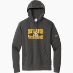 Mary Baldwin Fighting Squirrels <span class="pdp-name-mascot">Mary Baldwin Fighting Squirrels</span> Nike Men's Club Fleece Sleeve Swoosh Pullover Hoodie Front Thumbnail