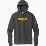 Wilmington Aquatic Club Sea Tigers <span class="pdp-name-mascot">Wilmington Aquatic Club Sea Tigers</span> Nike Men's Club Fleece Sleeve Swoosh Pullover Hoodie Front Thumbnail