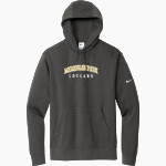 Manassas Park Cougars <span class="pdp-name-mascot">Manassas Park Cougars</span> Nike Men's Club Fleece Sleeve Swoosh Pullover Hoodie Front Thumbnail