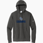 Columbia Cougars <span class="pdp-name-mascot">Columbia Cougars</span> Nike Men's Club Fleece Sleeve Swoosh Pullover Hoodie Front Thumbnail