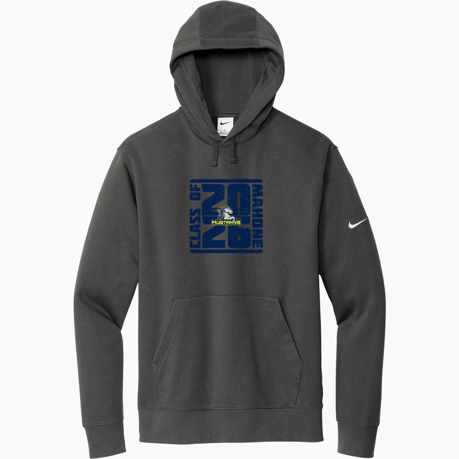 Mahone Mustangs Nike Men's Club Fleece Sleeve Swoosh Pullover Hoodie