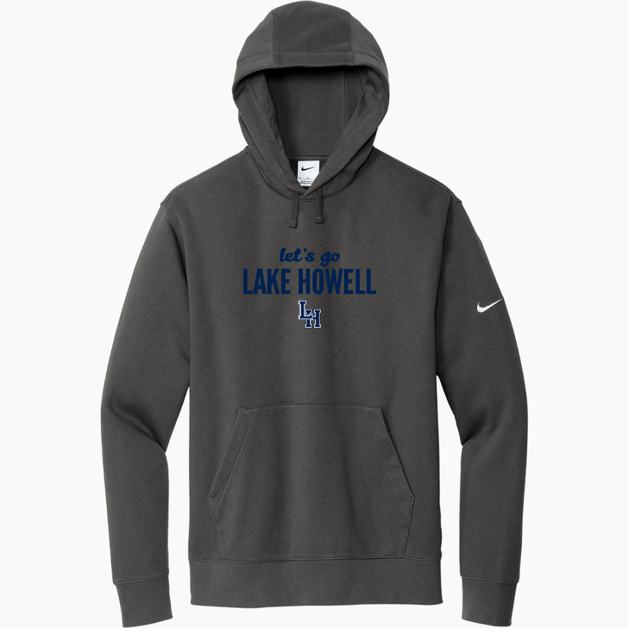 Lake Howell Silverhawks <span class="pdp-name-mascot">Lake Howell Hawks</span> Nike Men's Club Fleece Sleeve Swoosh Pullover Hoodie
