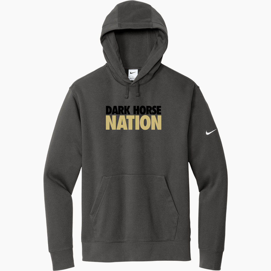 Clinton Dark Horses <span class="pdp-name-mascot">Clinton Dark Horses</span> Nike Men's Club Fleece Sleeve Swoosh Pullover Hoodie