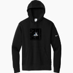 HAGERTY HIGH SCHOOL HUSKIES <span class="pdp-name-mascot">HAGERTY HUSKIES</span> Nike Men's Club Fleece Sleeve Swoosh Pullover Hoodie Front Thumbnail