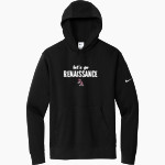 Renaissance Knights <span class="pdp-name-mascot">Renaissance Knights</span> Nike Men's Club Fleece Sleeve Swoosh Pullover Hoodie Front Thumbnail