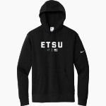 East Tennessee State University Buccaneers <span class="pdp-name-mascot">ETSU Buccaneers</span> Nike Men's Club Fleece Sleeve Swoosh Pullover Hoodie Front Thumbnail