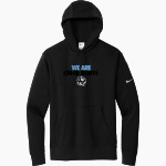 Cedar Bluffs Wildcats <span class="pdp-name-mascot">Cedar Bluffs Wildcats</span> Nike Men's Club Fleece Sleeve Swoosh Pullover Hoodie Front Thumbnail