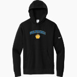 WADENA DEER CREEK HIGH SCHOOL WOLVERINES Nike Men's Club Fleece Sleeve Swoosh Pullover Hoodie Front Thumbnail